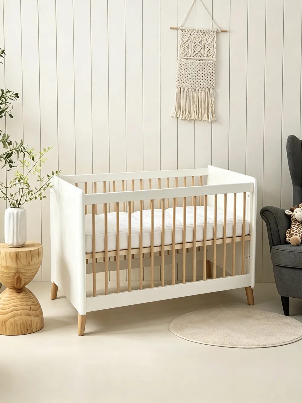 W25004 - Baby Cot W25004 baby cot — front detail