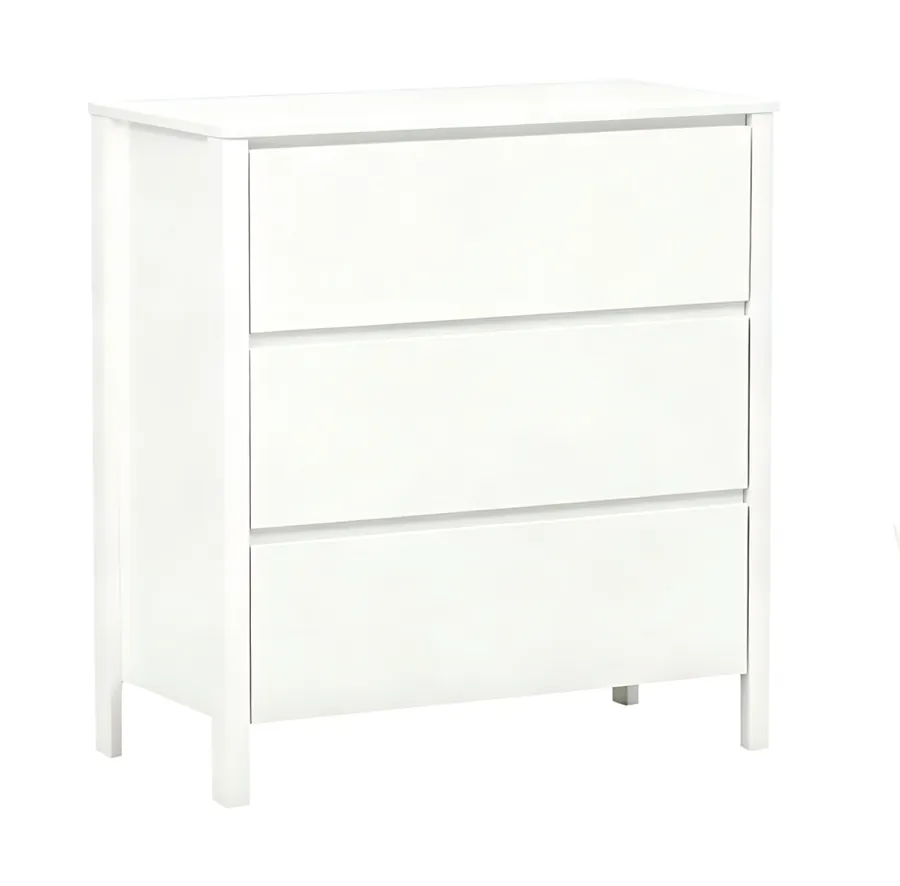 W25006 - Drawer chest W25006 drawer chest — side view, solid pine frame