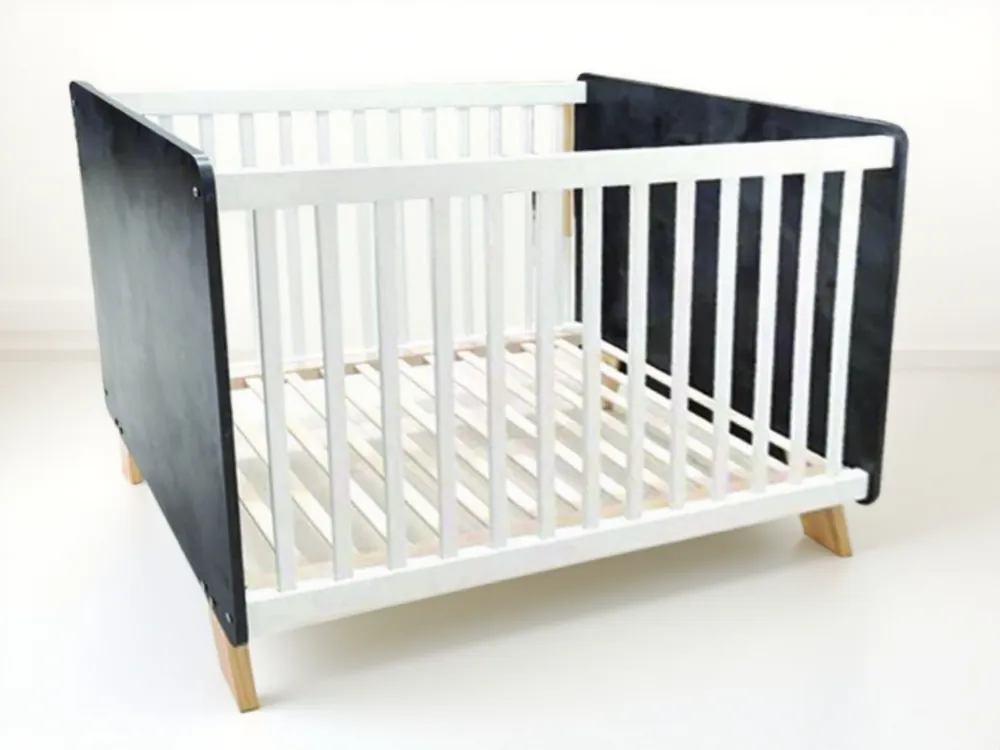W25017 - Baby Cot W25017 baby cot — corner and finish detail